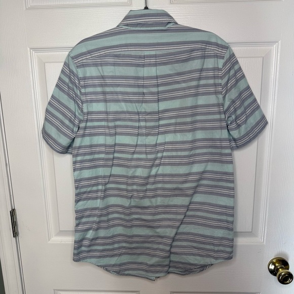 Vineyard Vines Slim Fit Murray Shirt Size Small Blue Green White Stripes GUC - Picture 4 of 5